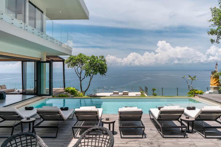 Villa Cliff Sea